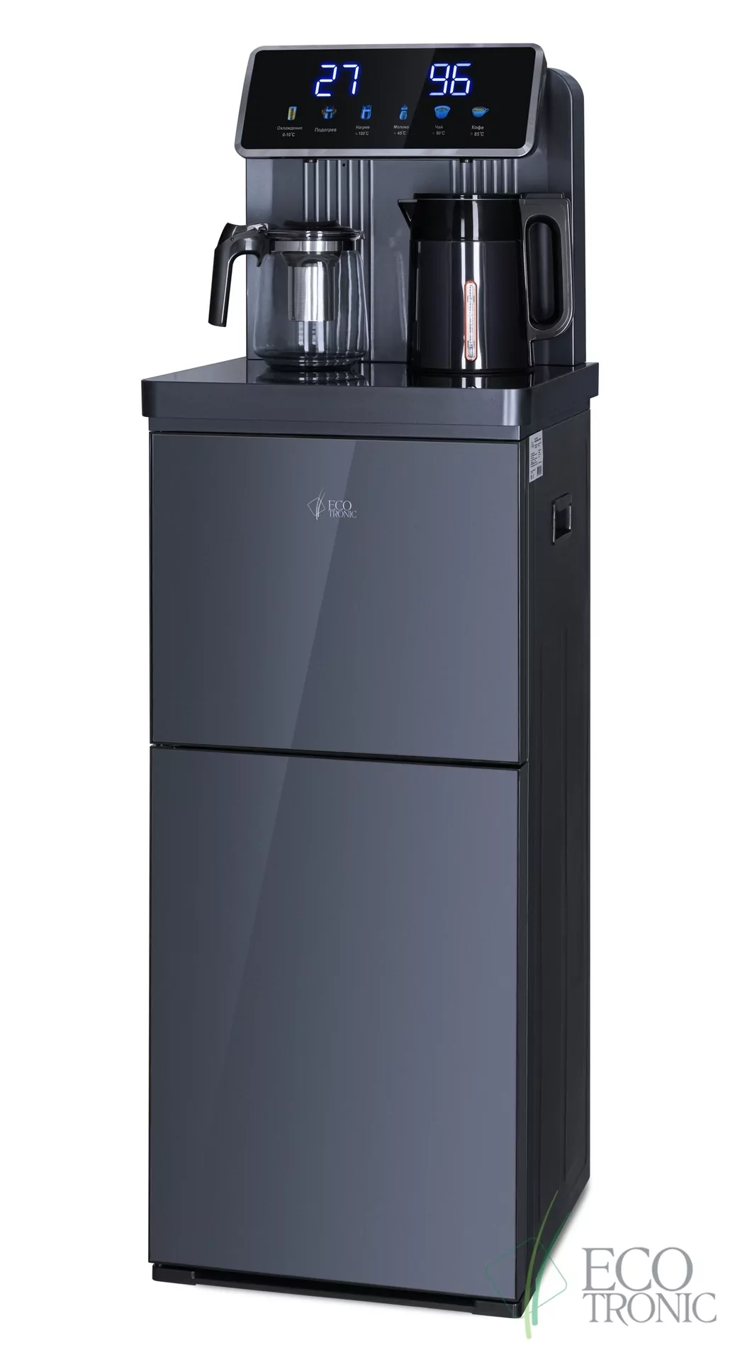 Тиабар Ecotronic TB35-LFR dark grey с холодильником